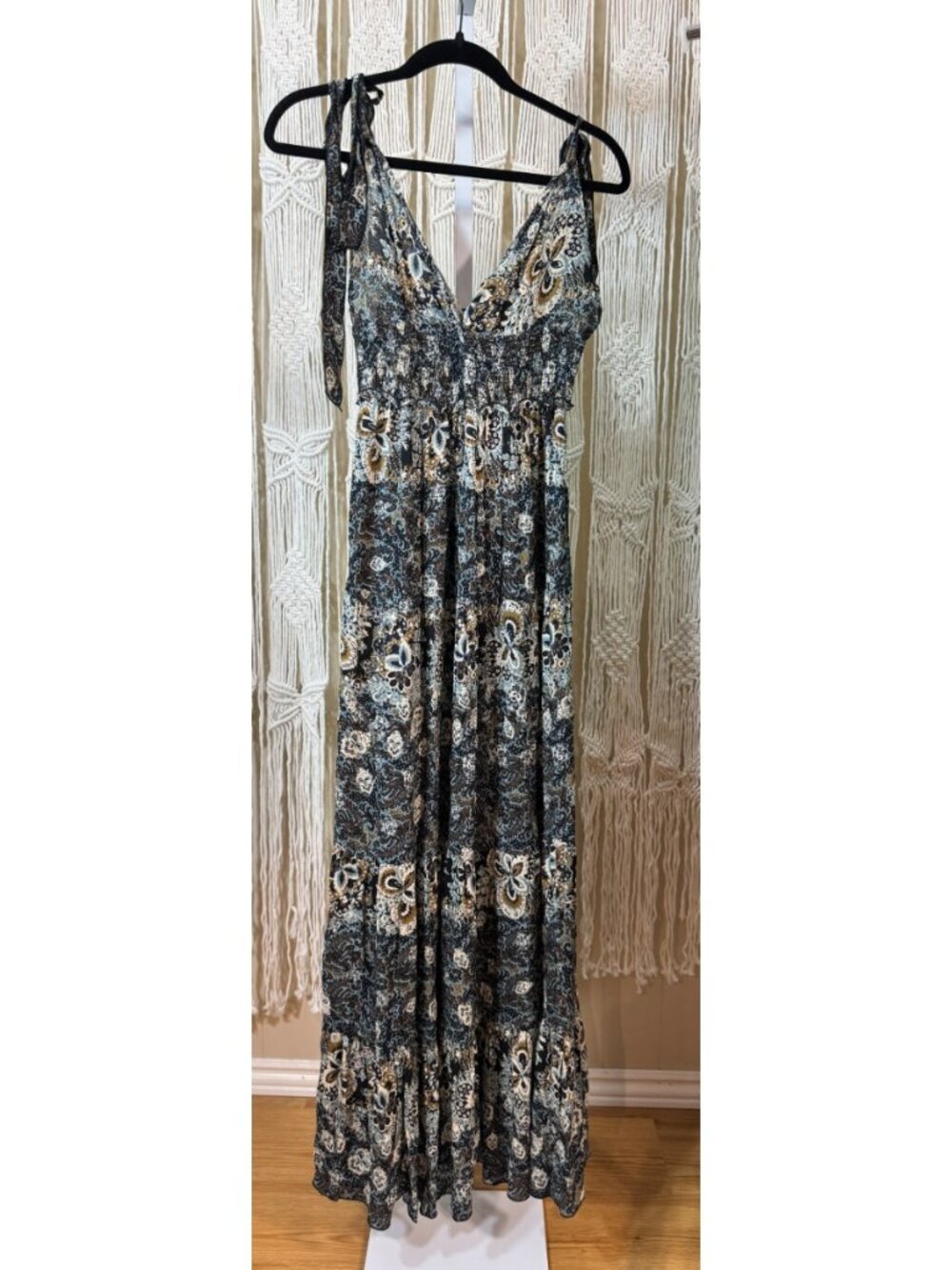 Free People Smock Maxi Dress size M